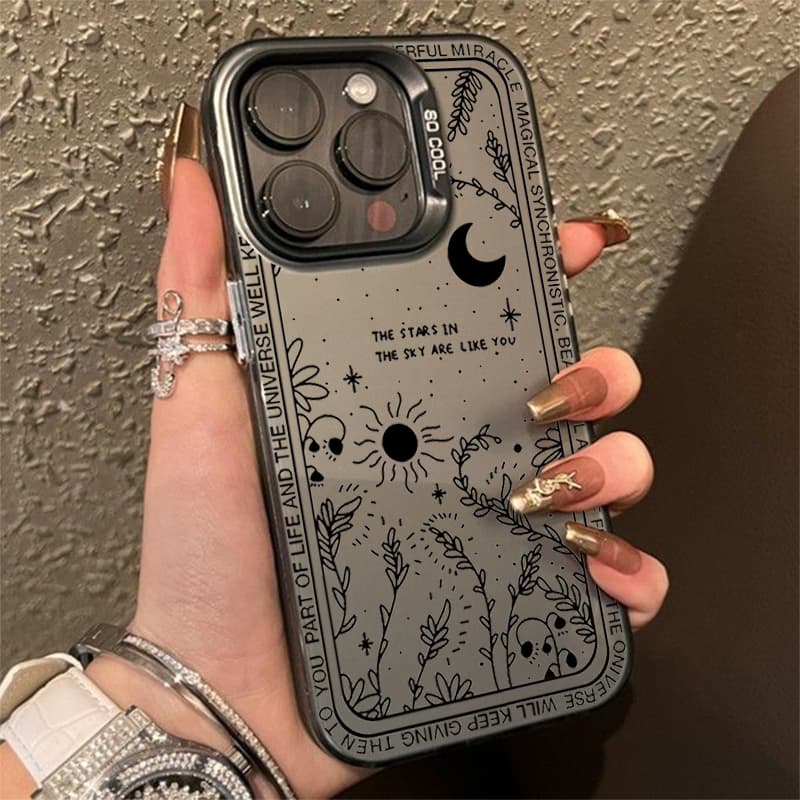 Матовый чехол Ins Art Sun Moon – обзор и цена Samsung Galaxy A55